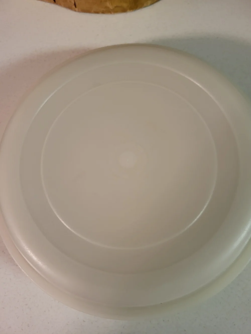 Vintage Tupperware Ultra 21 Ribbed Quiche Pie Pan 9” 1766-2 & Lid 1767-2
